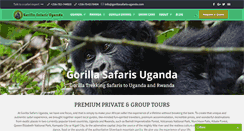 Desktop Screenshot of gorillasafaris-uganda.com